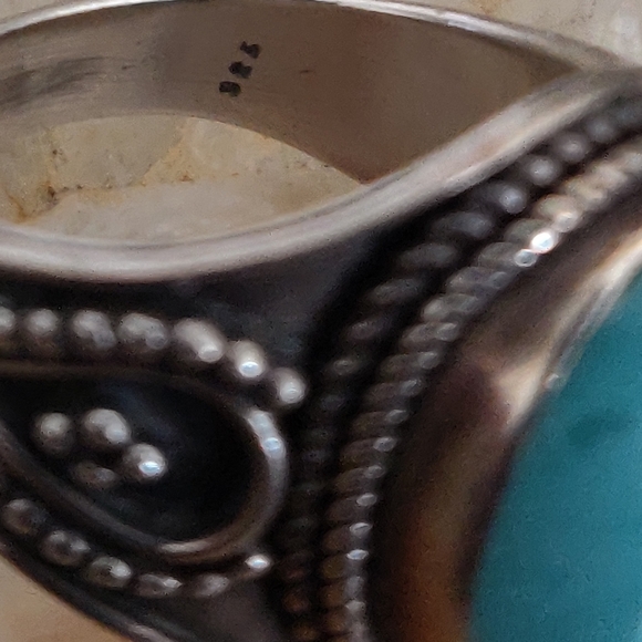 Chalcedony Sterling Silver Ring - Picture 7 of 8